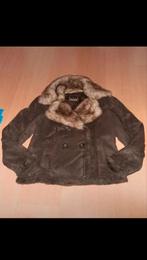Manteau hiver en daim, Taille 42/44 (L), YESSICA C&A, Comme neuf, Brun