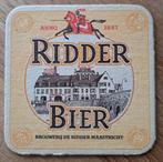 bierviltje "Ridderbier" - Brij de Ridder Maastricht, Verzamelen, Biermerken, Ophalen of Verzenden