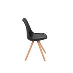 2 eetkamerstoelen in perfecte staat, Ophalen, Twee, Zwart, Scandinavisch