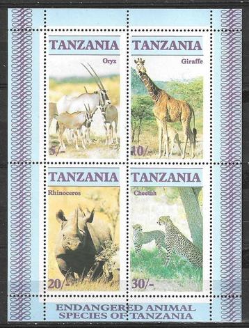 Tanzania 1986 - Yvert blok 47 - Beschermde dieren (PF)
