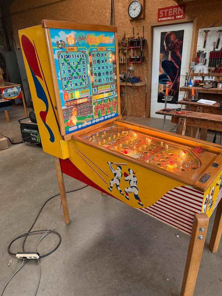 Bally Bingo Double Header, Verzamelen, Automaten | Flipperkasten, Zo goed als nieuw, Bally, Ophalen