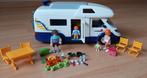 Playmobil mobilhome + camping, Complete set, Zo goed als nieuw, Ophalen