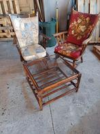 2 hoge stoelen met tafeltje, Antiek en Kunst, Ophalen