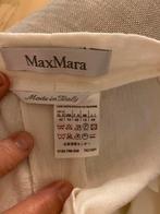 Maxmara linnen broek, Maat 42/44 (L), Wit, Zo goed als nieuw, Max Mara