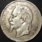 Zilver - Frankrijk - 5 Francs - Napoleon III - 1870, Verzenden, Frankrijk, Losse munt, Zilver