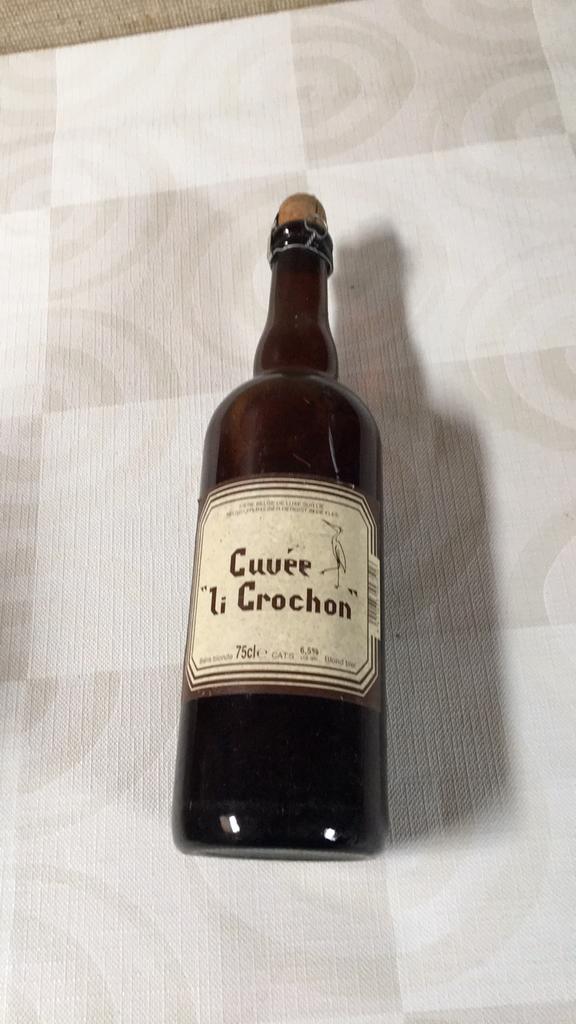 Bière Cuvée Li Grochon 75 cl bière blonde non ouverte, Collections, Marques de bière, Enlèvement ou Envoi, Comme neuf