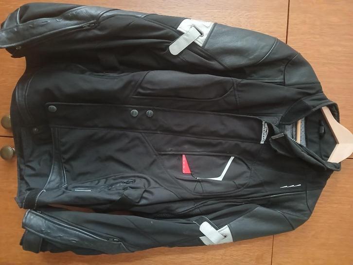 Motorjas en broek (maat XL) te koop, Kleding | Heren, Heren-kledingpakketten, Gedragen, Maat 56/58 (XL), Ophalen