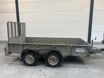 Blanco gekeurde Ifor Williams dieplader 2600kg
