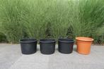 Plastic bloempotten, Kunststof, Rond, Tuin, Zo goed als nieuw