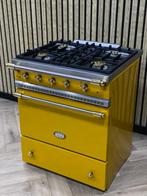 Luxe Lacanche Fornuis 70cm Geel met Messing + Gasoven, Elektronische apparatuur, Ophalen of Verzenden, Grill, Elektrisch