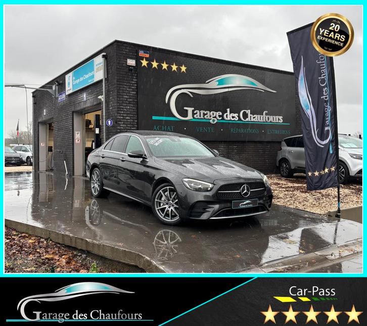 Mercedes-Benz E 300 van PHEV -! Volledig AMG-pakket!, Auto's, Mercedes-Benz, Bedrijf, Te koop, E-Klasse, 360° camera, ABS, Achteruitrijcamera