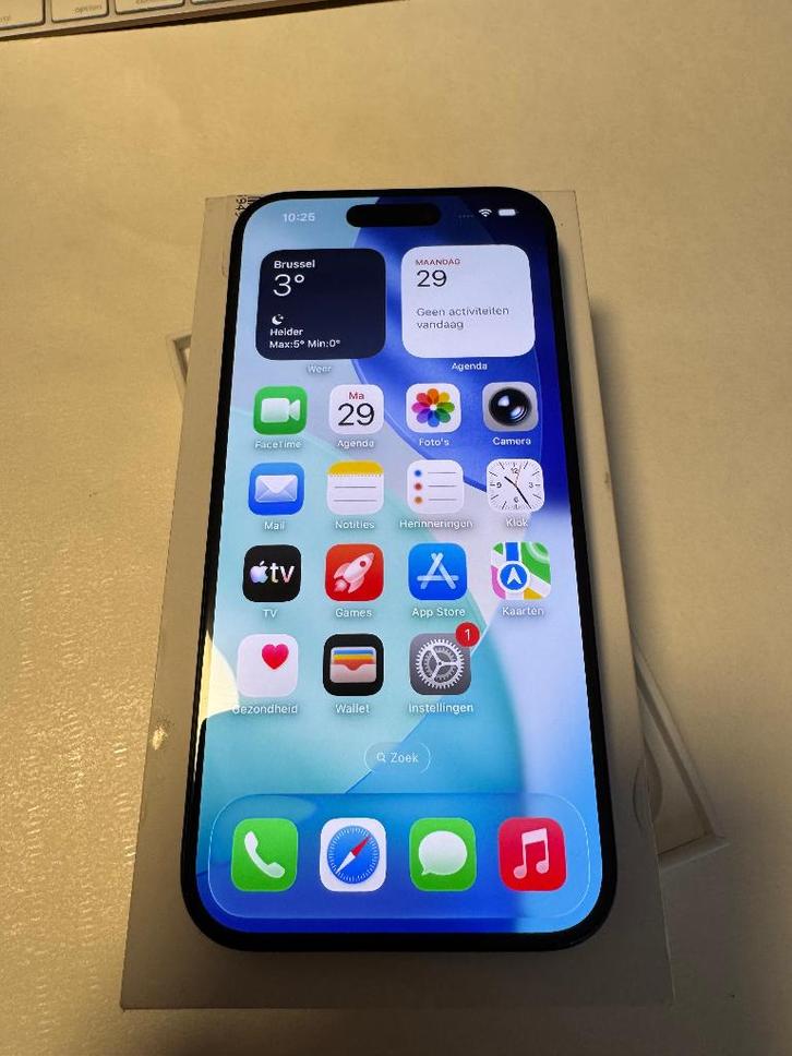 iPhone 15 Pro 256 Go, Télécoms, Téléphonie mobile | Apple iPhone, Comme neuf, 256 GB, Sans abonnement, Sans simlock, iPhone 15 Pro