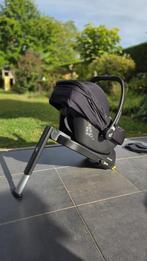 Maxi-Cosi Tinca i-Size met ISOFIX basistation 0-12kg zwart, Ophalen, Zijbescherming, Zo goed als nieuw, Isofix
