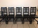 Stoelen Ikea Stefan 5 stuks, Gebruikt, Zwart, Ophalen of Verzenden, Vijf, Zes of meer stoelen