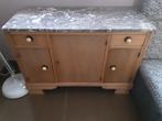Antiek kast met graniet blad  D45 H76 B110, Huis en Inrichting, Kasten | Dressoirs, Gebruikt, Eikenhout, Met deur(en), Antiek
