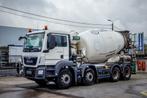 MAN TGS 32.360 BB+MIXER 9M³ (bj 2016), Auto's, Automaat, Achterwielaandrijving, Wit, Bedrijf