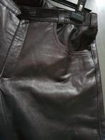 Herenbroek van Leer, Kleding | Heren, Broeken en Pantalons, Bruin, Maat 48/50 (M), Geen merk, Ophalen of Verzenden