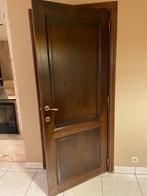 eiken deur, Doe-het-zelf en Bouw, Deuren en Vliegenramen, Ophalen, Gebruikt, 80 tot 100 cm, Binnendeur