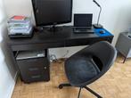 Bureau avec chaise Ikea, Comme neuf, Enlèvement ou Envoi