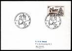 Brief 9-7-1977 - Volksdansfestival Schoten, Postzegels en Munten, Postzegels | Europa | België, Ophalen of Verzenden, Gestempeld