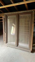 Fenêtre complète + cadre 126x151cm, Comme neuf, Enlèvement ou Envoi