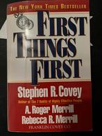 Tout d'abord - Stephen Covey, Comme neuf, Enlèvement ou Envoi