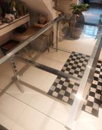 Uittrekbare glazen eetkamertafel, Huis en Inrichting, Tafels | Statafels, Ophalen