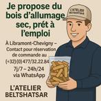 Je propose la vente du bois d'allumage sec, prête à l'emploi, 3 tot 6 m³, Ophalen of Verzenden, Beukenhout, Stammen