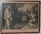 Antieke gravure Jacob Neefs - Noli me tangere, Antiek en Kunst, Kunst | Etsen en Gravures, Ophalen of Verzenden