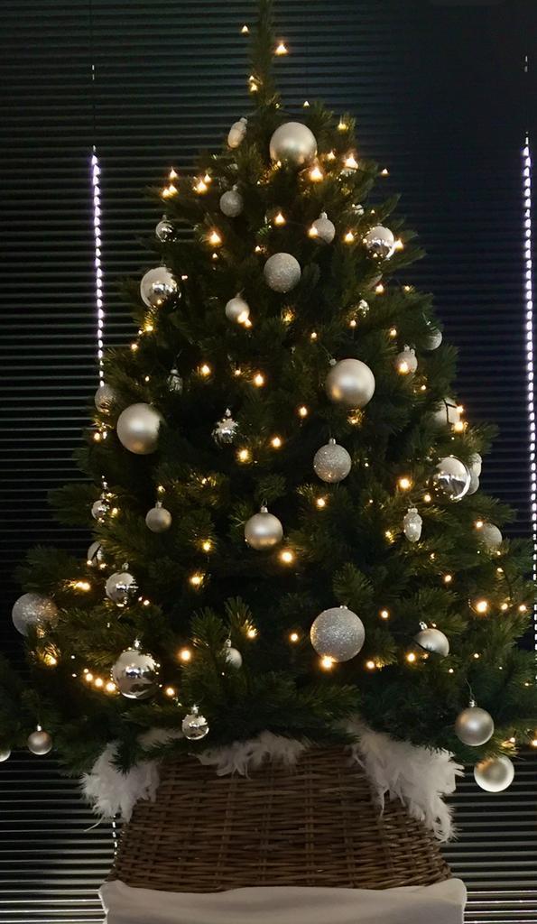 Kerstboom (zonder versiering) - 155 cm, Diversen, Kerst, Zo goed als nieuw, Ophalen