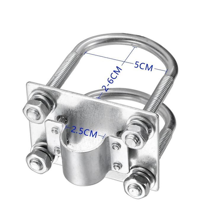 Antenna Mast Clamp Bracket with U-Bolts Lora 868 Fiberglass, Telecommunicatie, Antennes en Masten, Nieuw, Accessoires, Ophalen of Verzenden
