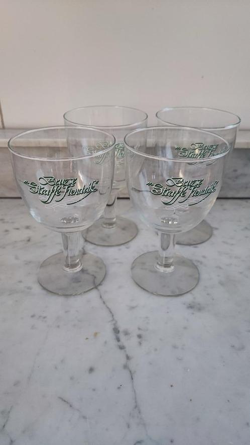 4 bierglazen Brugse Straffe Hendrik, Verzamelen, Biermerken, Zo goed als nieuw, Ophalen of Verzenden