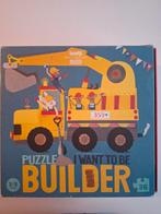 Puzzel  i want to be builder, Kinderen en Baby's, Speelgoed | Kinderpuzzels, Ophalen, 10 tot 50 stukjes, Zo goed als nieuw, 4 tot 6 jaar