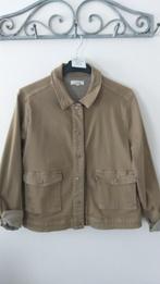 Jeansjas kaki maat 44, Kleding | Dames, Jassen | Zomer, Ophalen of Verzenden, Zo goed als nieuw, Maat 42/44 (L)