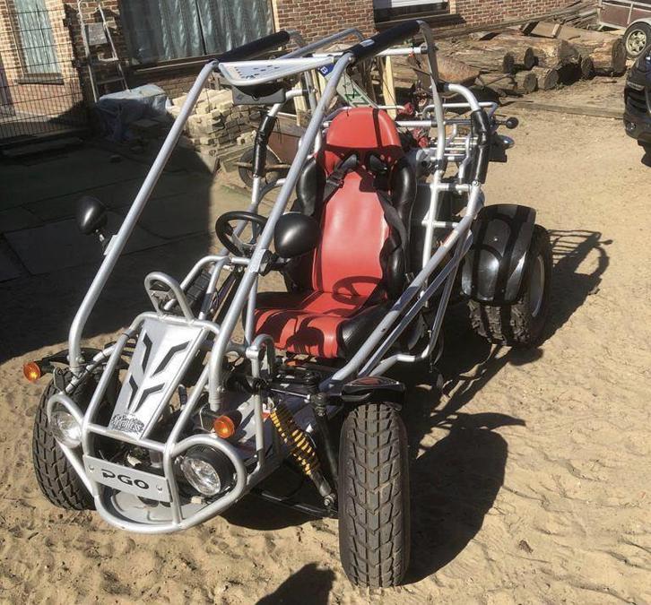 Pgo buggy 250cc NIEUWSTAAT, Motos, Quads & Trikes, 12 à 35 kW, Enlèvement