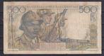 AOF-WAS 500 fr 1950 RR fine, Postzegels en Munten, Bankbiljetten | Afrika, Ophalen of Verzenden, Overige landen, Los biljet
