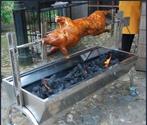 Te huur: BBQ met spit / Elektrisch draaispit / Rotisserie, Tuin en Terras, Houtskoolbarbecues, Ophalen, Gebruikt, Overige merken