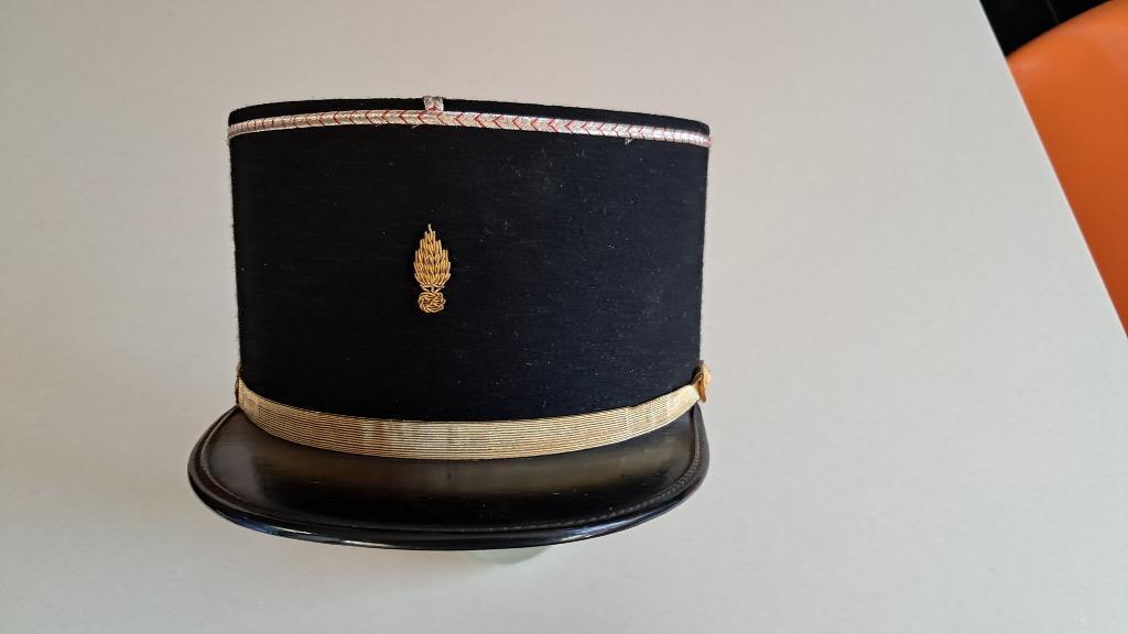 FRANCE - KEPI ADJUDANT GENIE, Ophalen of Verzenden, Landmacht, Helm of Baret