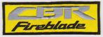 CBR Fireblade stoffen opstrijk patch, Motoren, Verzenden, Nieuw