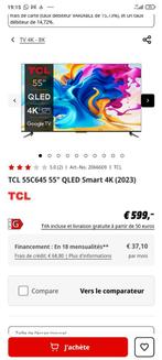 TCL 55 inch 120Hz QLED android smart tv, Tickets & Billets, Réductions & Chèques cadeaux