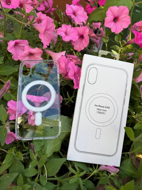 Coque iPhone X & XS MagSafe - Neuve / Compatible recharge, Telecommunicatie, Mobiele telefoons | Hoesjes en Screenprotectors | Apple iPhone