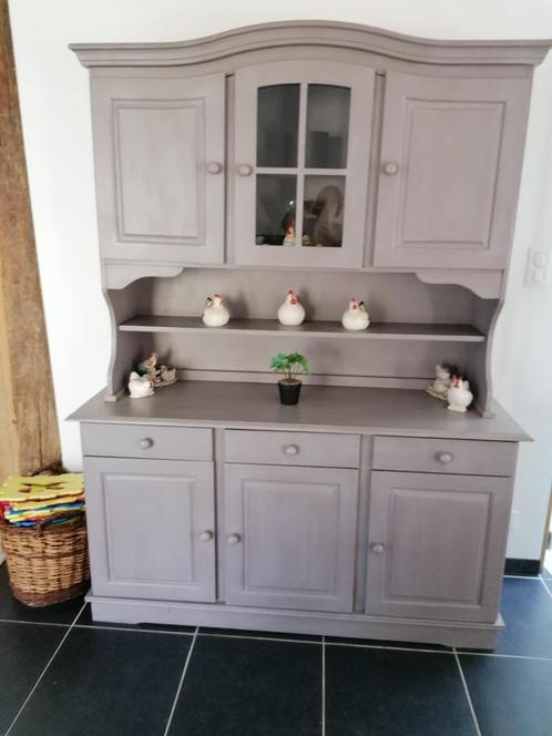 buffet en pin, Maison & Meubles, Armoires | Buffets, Utilisé, 200 cm ou plus, 100 à 150 cm, 25 à 50 cm, Avec tiroir(s), Avec porte(s)