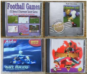 computerspelletjes (jaren '97-'00): superfight,kart,snooker