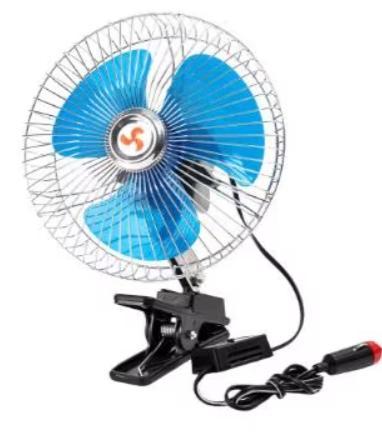 Luxe auto ventilator clip on met aansteker aansluiting, Elektronische apparatuur, Ventilatoren, Nieuw, Ophalen of Verzenden