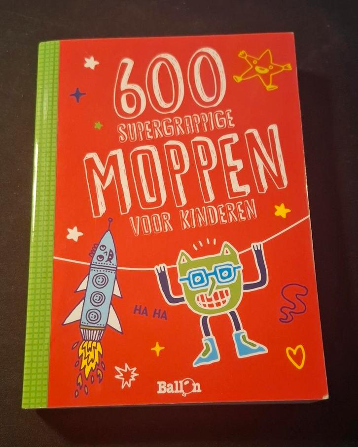 Moppenboek - 600 Supergrappige Moppen!, Boeken, Kinderboeken | Jeugd | 10 tot 12 jaar, Ophalen