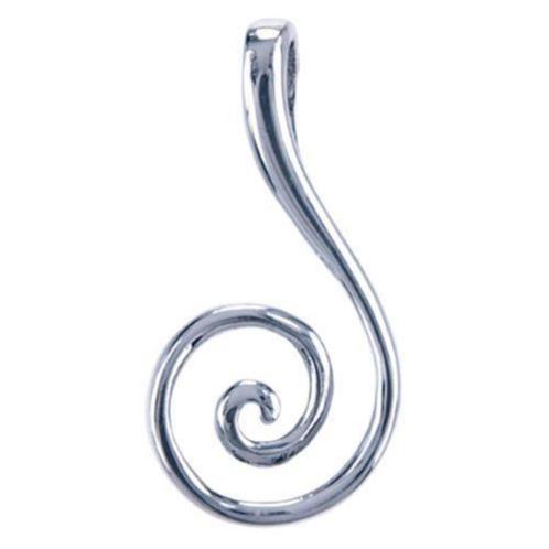 Spiraal hanger van zilver, Handtassen en Accessoires, Kettinghangers, Nieuw, Zilver, Zilver, Kruis of Symbool, Ophalen of Verzenden