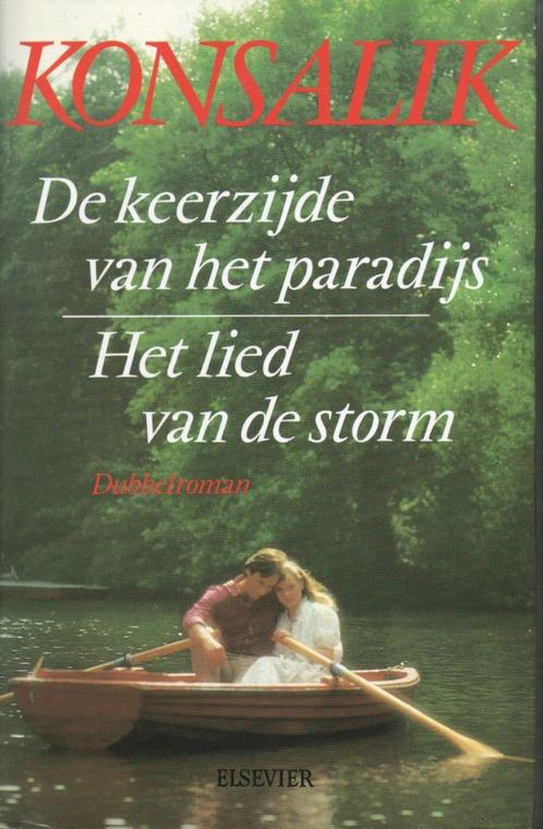 DE KEERZIJDE VAN HET PARADIJS/HET LIED VAN DE STORM  KONSALI, Boeken, Romans, Zo goed als nieuw, Nederland, Ophalen of Verzenden