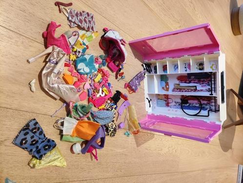 Barbie Fashionistas - Ultieme kleerkast - Roze, Kinderen en Baby's, Speelgoed | Poppen, Gebruikt, Barbie, Ophalen