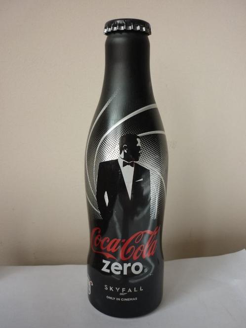 Coca Cola - modèle James Bond - Bouteille aluminium, Verzamelen, Merken en Reclamevoorwerpen, Ophalen of Verzenden