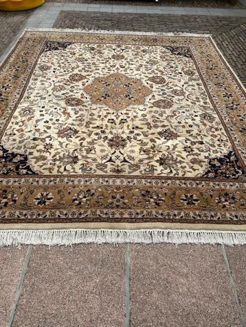 Oosters handgeknoopt tapijt uit India, 305x240 cm